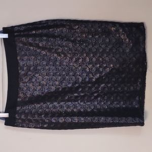 The Limited Circle Sequence Pencil Skirt Black 10